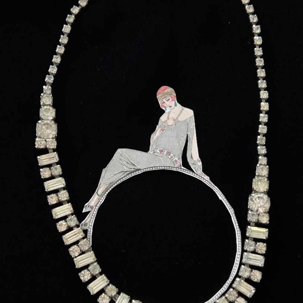 Vintage 1940s Rhinestone Necklace